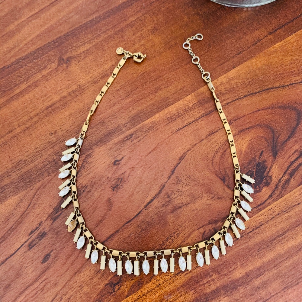 J. Crew bejeweled necklace